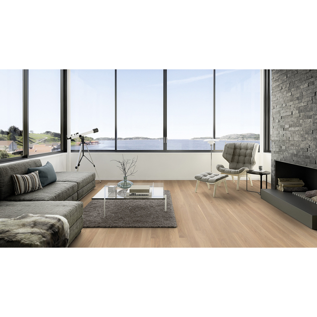 PARKETT EK 1-ST ANDANTE VIT13 3,04 M2/PKT MATT 138X2200 MM